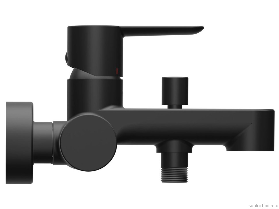 Смеситель для ванны с душем Ravak Puri PU 022.21/150 матовый черный