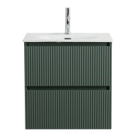 Тумба с раковиной BelBagno Uno-mini 70 подвесная, 2 ящика, матовая еловая