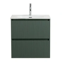 Тумба с раковиной BelBagno Uno-mini 70 подвесная, 2 ящика, матовая еловая