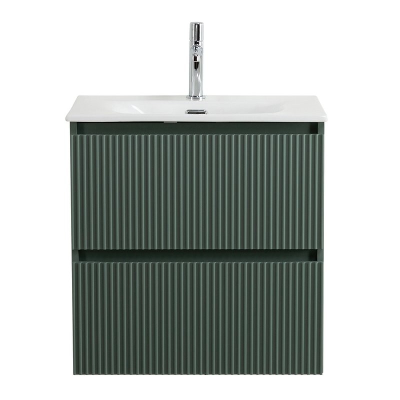 Тумба с раковиной BelBagno Uno-mini 70 подвесная, 2 ящика, матовая еловая