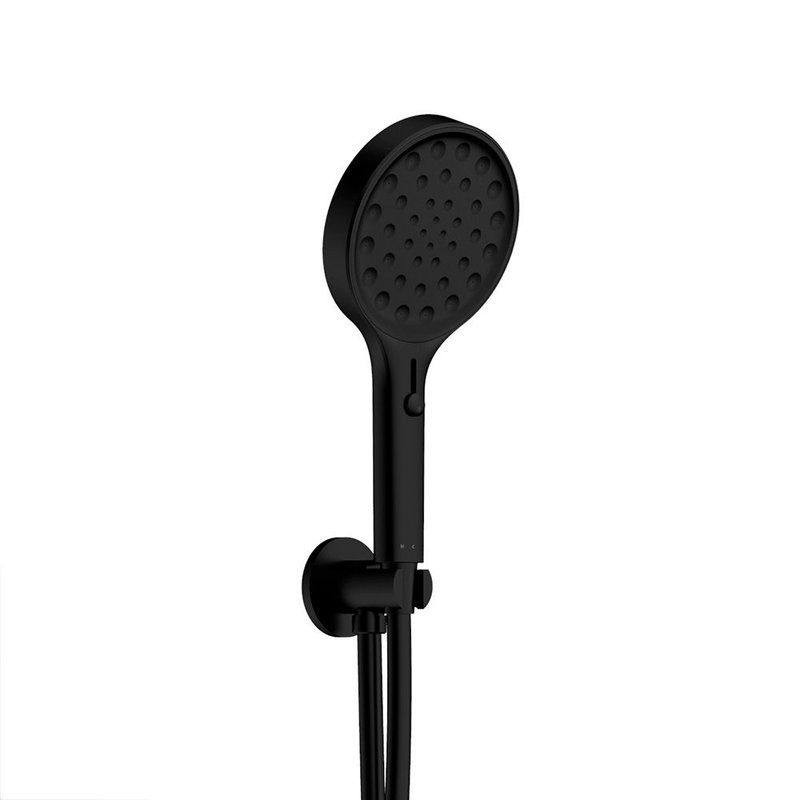 Душевая система скрытого монтажа для душа, лейка, верхний душ, черный AQUAme AQM8402MB