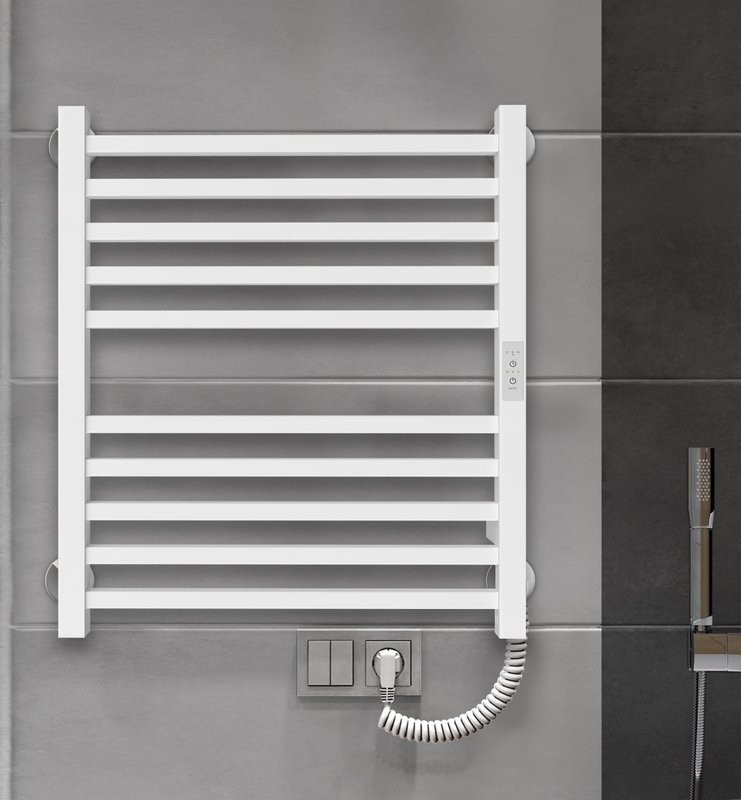 Полотенцесушитель электрический Indigo Attic LСLATCE60-50WMRt белый матовый