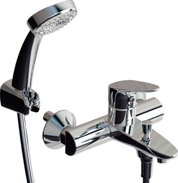 Смеситель для ванны с душем Bravat Drop F64898C-B