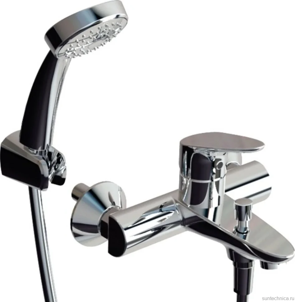 Смеситель для ванны с душем Bravat Drop F64898C-B