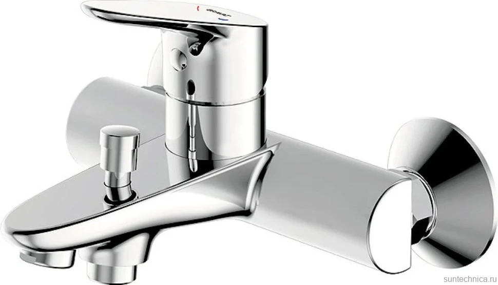 Смеситель для ванны с душем Bravat Drop F64898C-B
