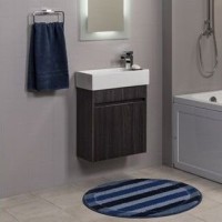 Тумба с раковиной Aquanet Лидс 50 эвкалипт мистери