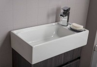 Тумба с раковиной Aquanet Лидс 50 эвкалипт мистери