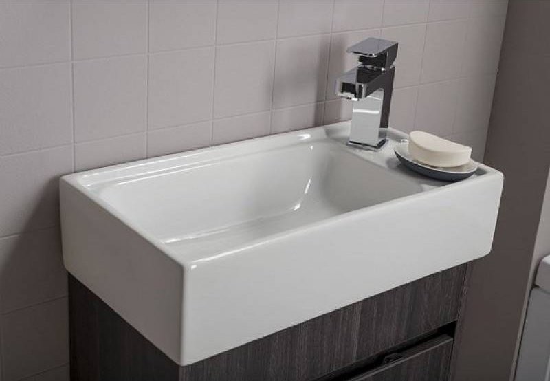Тумба с раковиной Aquanet Лидс 50 эвкалипт мистери