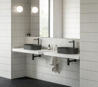 Смеситель для раковины Ravak Eleganta EL 015.21BLM BeCool, матовый черный