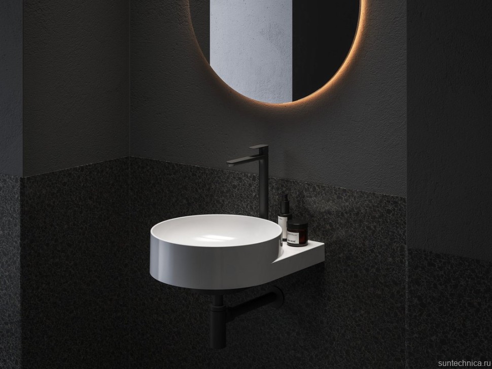 Смеситель для раковины Ravak Eleganta EL 015.21BLM BeCool, матовый черный