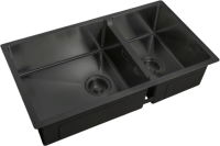 Мойка кухонная Zorg Light ZL R 780-2-440 GRAFIT