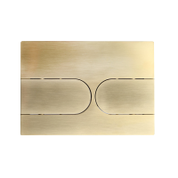 Кнопка смыва для унитаза Wonzon & Woghand WW-IB233-BG пластик, цвет брашированное золото