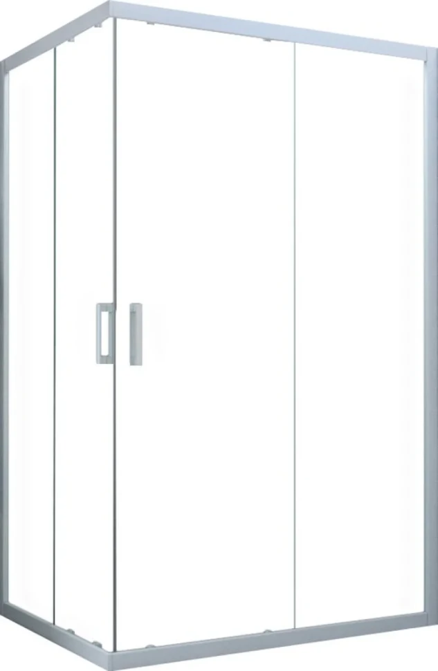 Душевой уголок Vegas Glass ZA-F Novo 120*90 01 10 профиль белый, стекло сатин