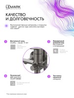 Душевая стойка Lemark Сибирь LMF-7026B-GM графит