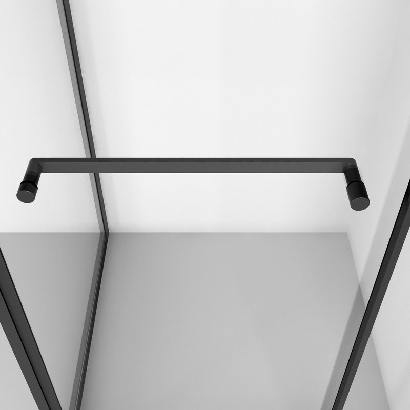 Душевой уголок Niagara Nova NG-6835-34BLACK 100x100, профиль черный матовый, стекло прозрачное