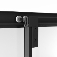 Душевой уголок Niagara Nova NG-6835-34BLACK 100x100, профиль черный матовый, стекло прозрачное