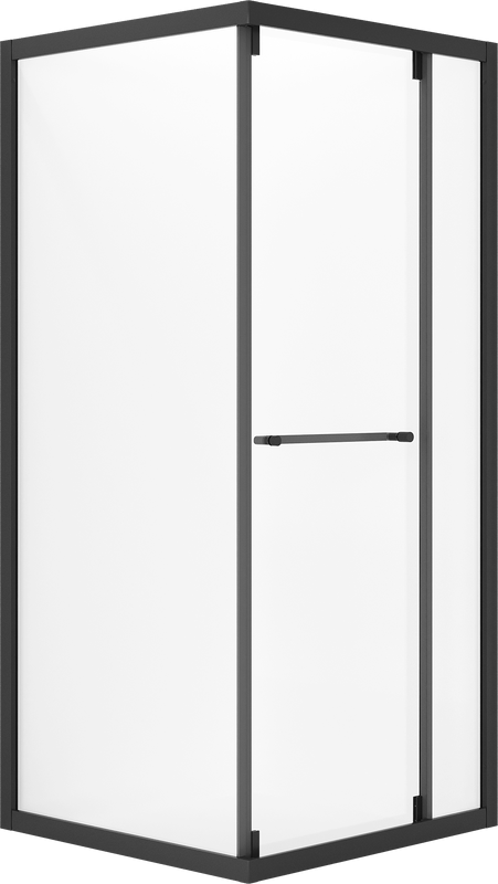 Душевой уголок Niagara Nova NG-6835-34BLACK 100x100, профиль черный матовый, стекло прозрачное