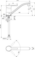 Смеситель для кухни Vidima Logik BA282AA