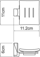 Мыльница Wasserkraft Leine White K-5029White