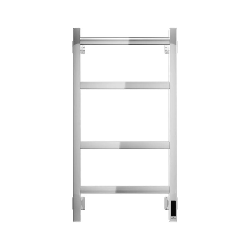 Полотенцесушитель электрический Grota Nosto 430х800 NP EL 80x45 см, подключение справа, слева, скрытое подключение справа, глянцевый хром, лесенка