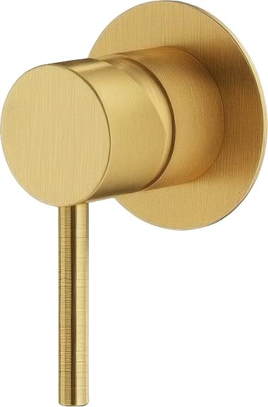 Встраиваемый смеситель для душа и ванны Plumberia Selection Ixo XO1111OB С ВНУТРЕННЕЙ ЧАСТЬЮ, брашированное золото