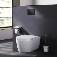 Кнопка смыва для унитаза AM.PM Pro S I047038 пластик, цвет матовый черный