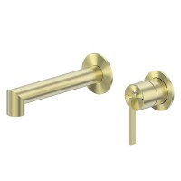 Смеситель для раковины Abber Perfekte 316 AF8A12BG С ВНУТРЕННЕЙ ЧАСТЬЮ, брашированное золото