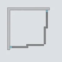 Душевой уголок Radaway Idea Black KDD 80x80 Душевой уголок Radaway Idea Black KDD 80x80
