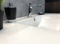 Мебель для ванной комнаты Comforty Франкфурт 90, дуб шоколадно-коричневый, белая раковина
