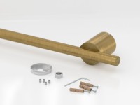 Полотенцесушитель электрический Сунержа Идиллия Plus 500 5x60 см, скрытое подключение, состаренная латунь, I-образный