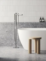 Напольный смеситель для ванны с душем Ravak Spring SG 080.00CR хром