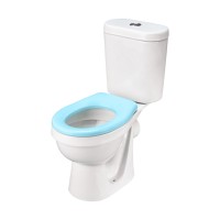 Детский унитаз-компакт Santek Алькор 1WH501846 белый, сиденье голубое