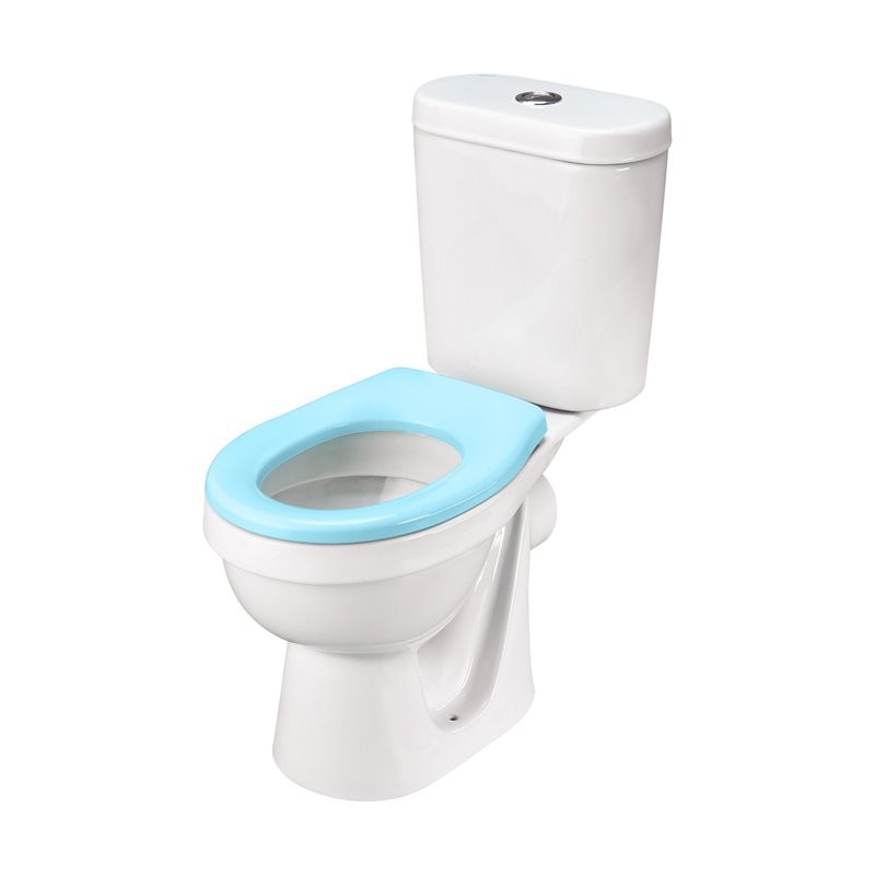 Детский унитаз-компакт Santek Алькор 1WH501846 белый, сиденье голубое