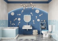 Детский унитаз-компакт Santek Алькор 1WH501846 белый, сиденье голубое