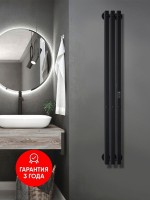 Полотенцесушитель электрический Indigo Style 3 PRO LSPRE120-13BRRt 120х13, черный муар