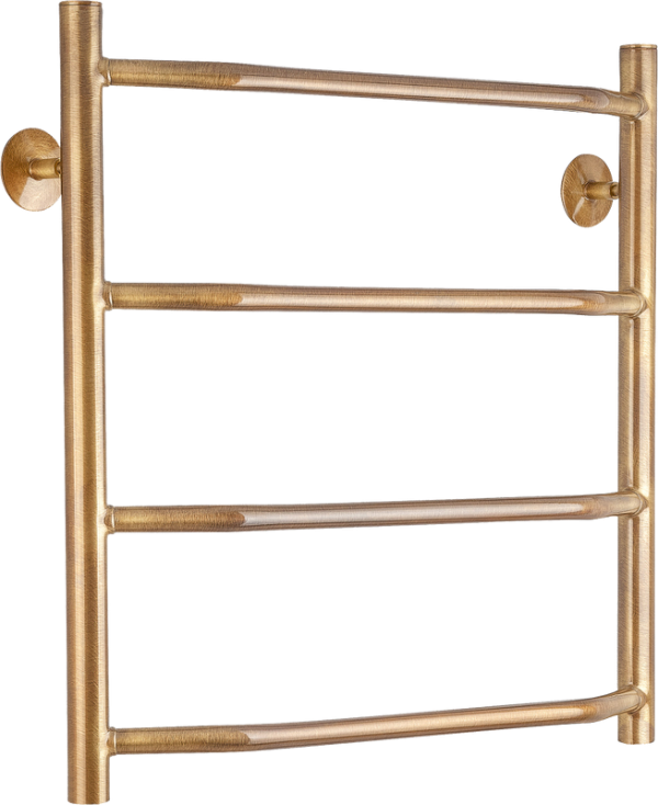 Полотенцесушитель водяной Secado Агата 1 55x55 см, бронза, лесенка, латунь