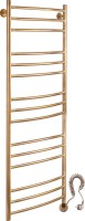 Полотенцесушитель электрический Secado Милан 3 125x55 см, подключение справа, бронза, лесенка, латунь