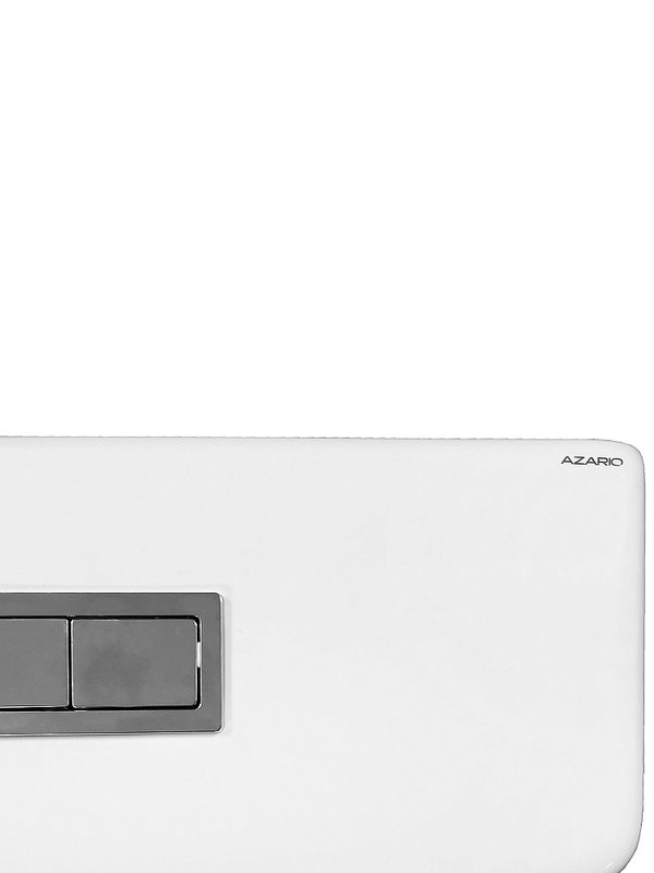 Унитаз-компакт напольный AZARIO Tesoro AZ-8501 безободковый, с микролифтом, глянцевый белый