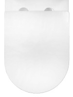 Унитаз-компакт напольный AZARIO Tesoro AZ-8501 безободковый, с микролифтом, глянцевый белый