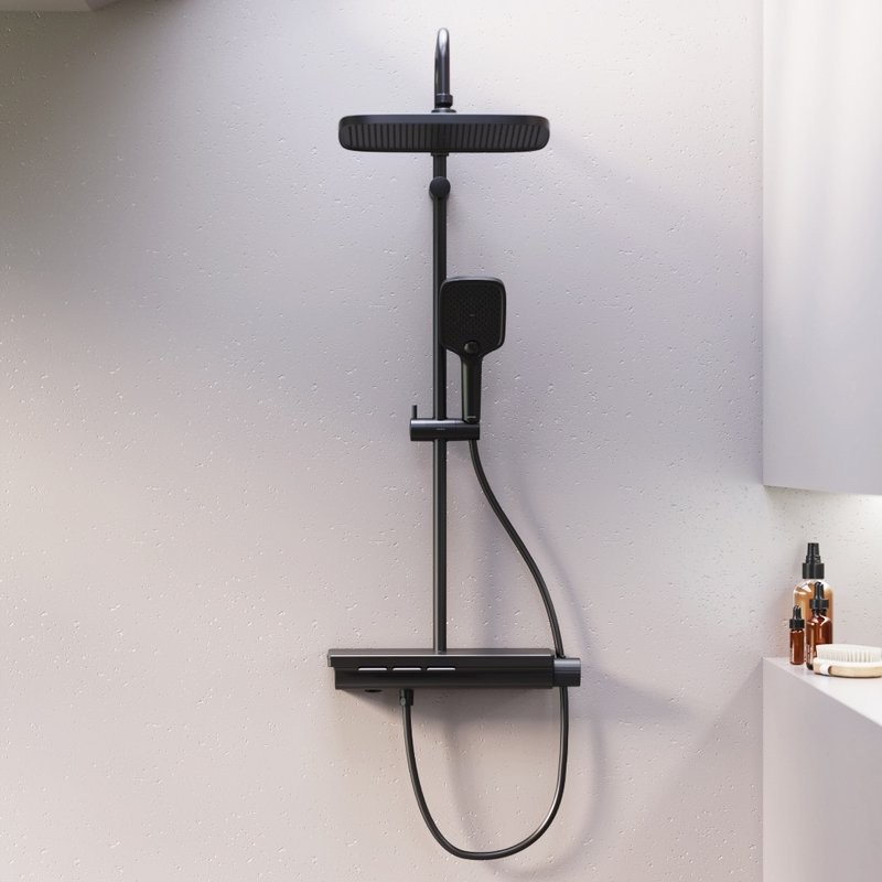 Душевая стойка Damixa Gala 953760300 черная матовая