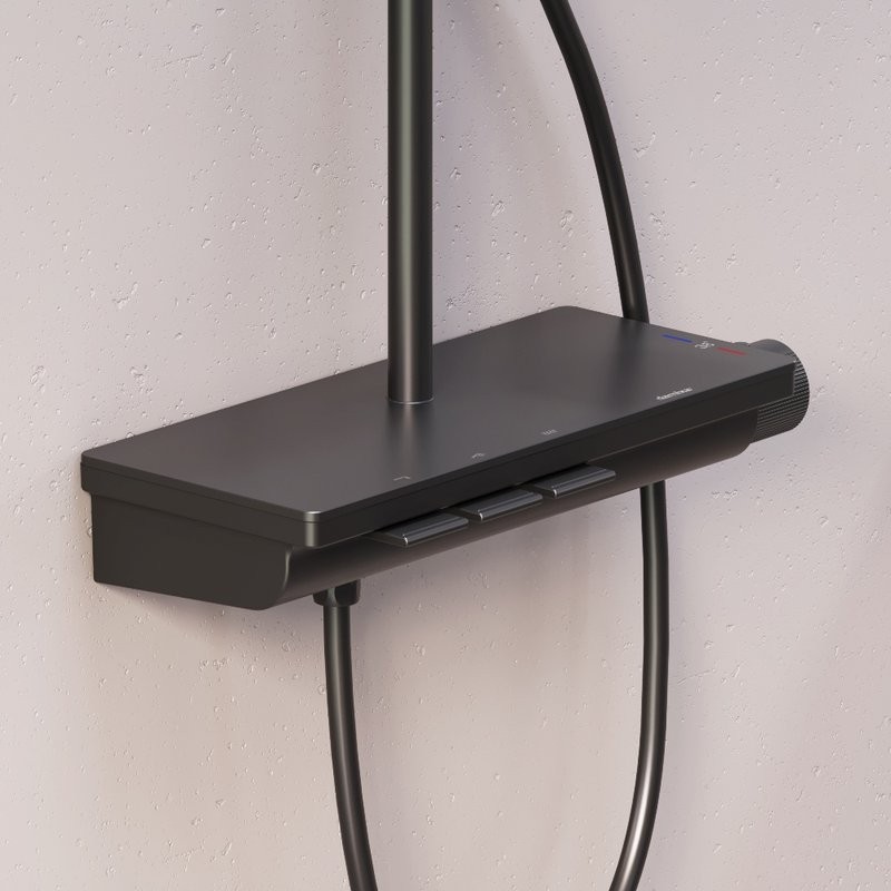 Душевая стойка Damixa Gala 953760300 черная матовая