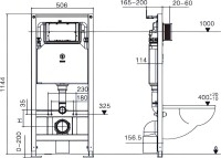 Система инсталляции для унитазов Weltwasser WW Amberg 506