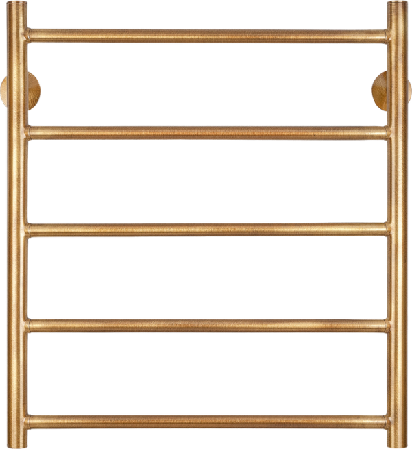 Полотенцесушитель водяной Secado Триада 1 плюс 65x55 см, бронза, лесенка, латунь