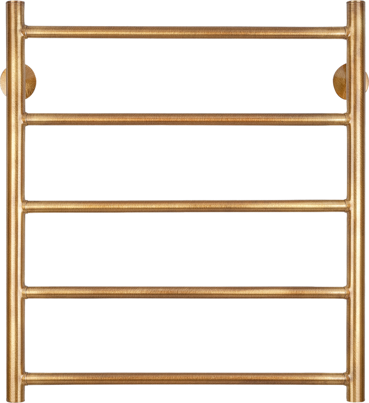 Полотенцесушитель водяной Secado Триада 1 плюс 65x55 см, бронза, лесенка, латунь