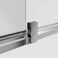 Душевая дверь в нишу Vincea Intra VDP-1I9010CL 90/100 см, стекло прозрачное, хром