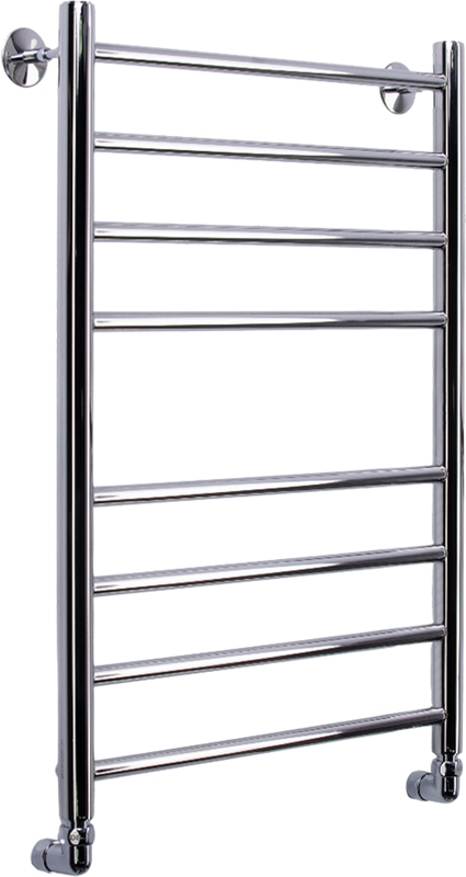 Полотенцесушитель водяной Comfysan Luce W-8 80х50 80x55 см, хром, лесенка