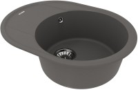 Мойка кухонная Lemark Lacha 620 9910053 серый шелк