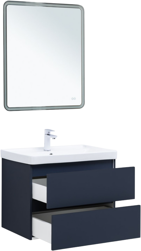 Мебель для ванной комнаты Aquanet Вега 2.0 70 подвесная, маренго