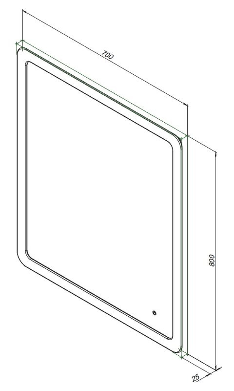 Мебель для ванной комнаты Aquanet Вега 2.0 70 подвесная, маренго