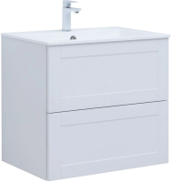 Мебель для ванной комнаты Aquanet Терра 70 подвесная, белая матовая